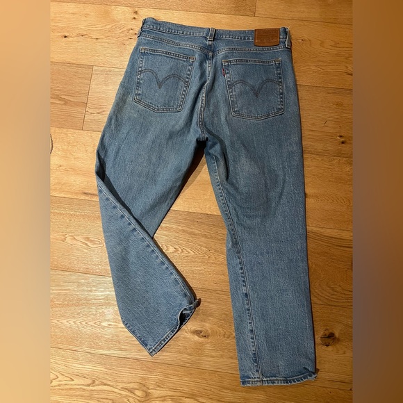 Levi's Women's Straight Leg Jeans - Light Blue - Picture 5 of 5